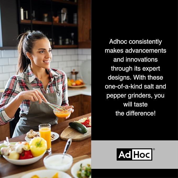 AdHoc PushPull Corkscrew Wine Opener - Multi-Purpose Stainless Steel Bottle Opener - Wine Opener with Foil Cutter & Coated Spiral Corkscrew - Integrated Bottle Cap Opener - Wipe Clean Only