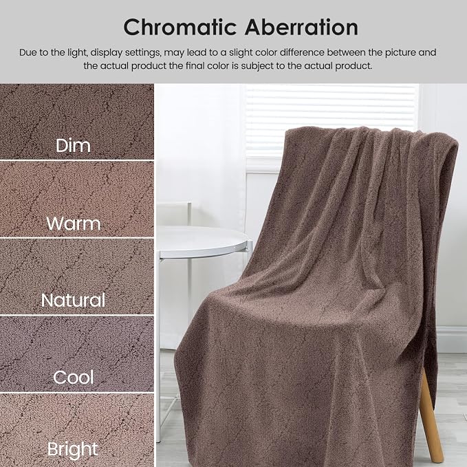JML Microfiber Bath Towels, 2 Pack, 30 in x 60 in, Chocolate | Hanging Loop, Super Soft, Absorbent, Lint Free, Fade Resistant, Lightweight, Quick Dry, Use for SPA , Sauna, Salon Hair Wrap