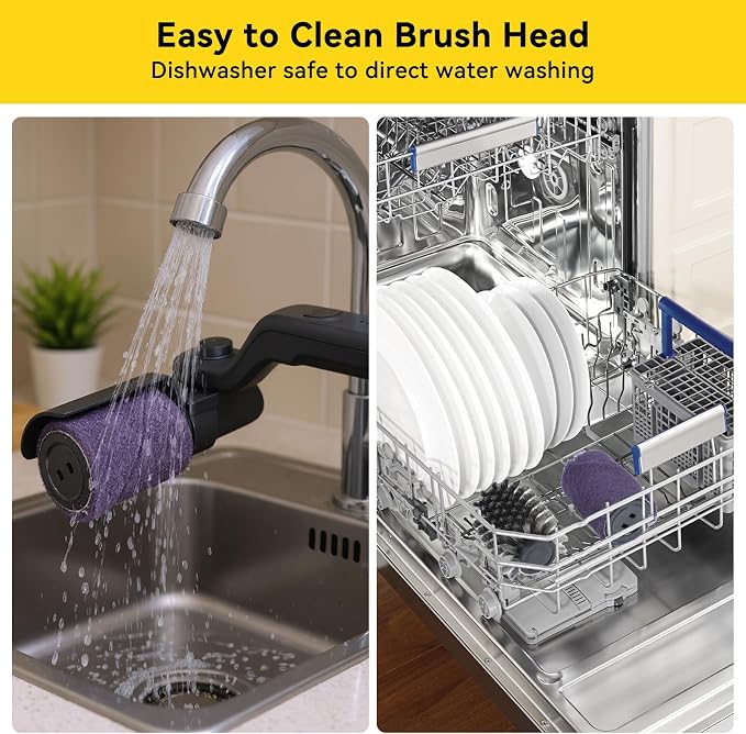 Electric Grill Brush, 3 Speed Powerful BBQ Cleaning Brush with 180° Adjustable Head, Stainless Steel Wire Automatic Grill Cleaner for Outdoor Camping & BBQ Accessories