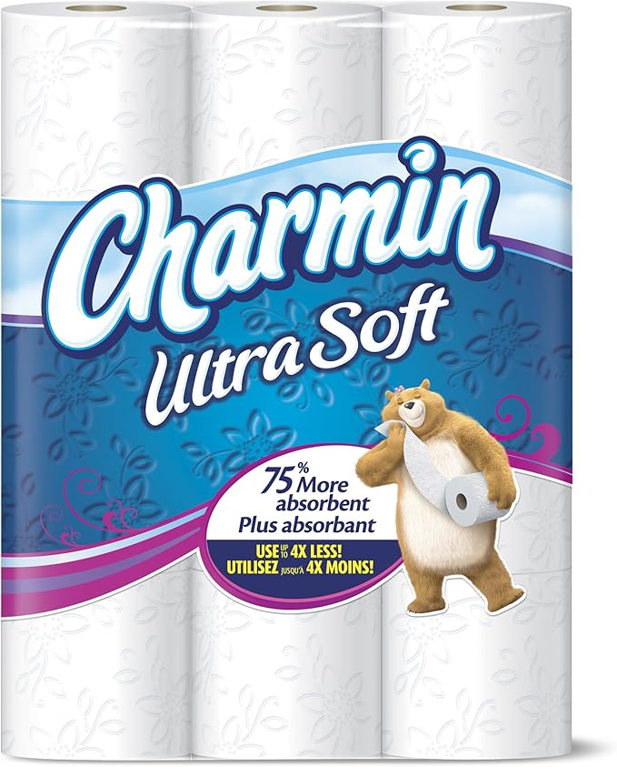 Charmin Ultra Soft Bathroom Tissue 12 Mega Plus Rolls