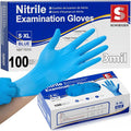 Schneider Medical Nitrile Exam Gloves, Powder-Free, Latex-Free, Disposable Gloves for Medical Use, Cleaning and Food Prep