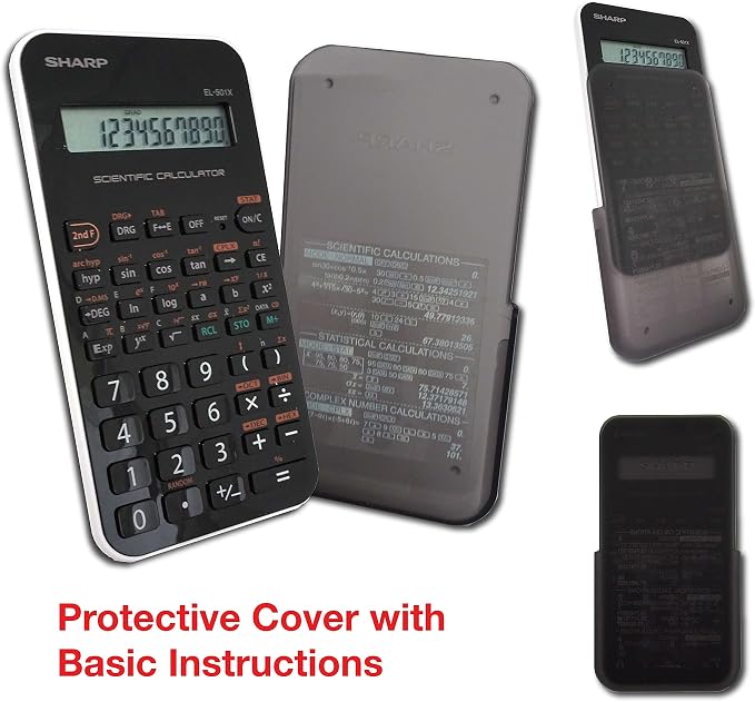 Sharp EL501X2BWH Engineering/Scientific Calculator