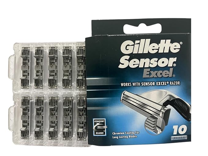 Gillette Sensor Excel - 10 Count (Pack of 3)