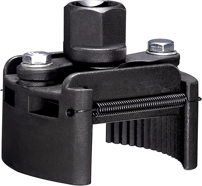 Universal Oil Filter Wrench Set for 60mm-80mm, Adjustable Oil Filter Removal Tool Cap 1/2"",Perfect Fits Small Medium-sized Spin-on Oil Filters, Black
