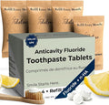 Fluoride Toothpaste Tablets with nHAp, Yuzu Mint, 4-Month Refill