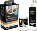 Furniture Clinic Leather Easy Restoration Kit | with Leather Recoloring Balm, Cleaner, Sponge, and Cloth | Leather Repair Kit for Scratched and Faded Furniture (White)