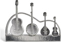 Pewter Americana Measuring Spoons with Stand, Handmade in the USA