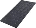 Webos Foldable Silicone Bathtub Mat: Jumbo Size Heavy Duty Safety Bath Mat for Tub Without Suction Cups Non Slip Bath & Shower Mat for Textured, Reglazed, Refinished Tub (Black, 35.8 x 17.7)