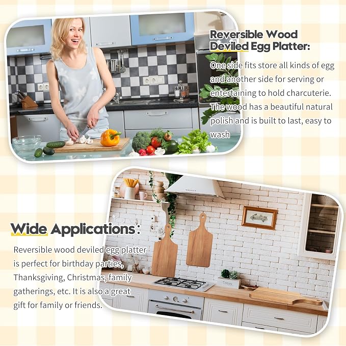 Didaey 6 Pcs Cutting Board Bulk Kitchen Thicken Chopping Platter with Handles Wooden Charcuterie Serving Trays Blank Wood Boards for Engraving Wedding Housewarming(Walnut,11 x 5 Inch)