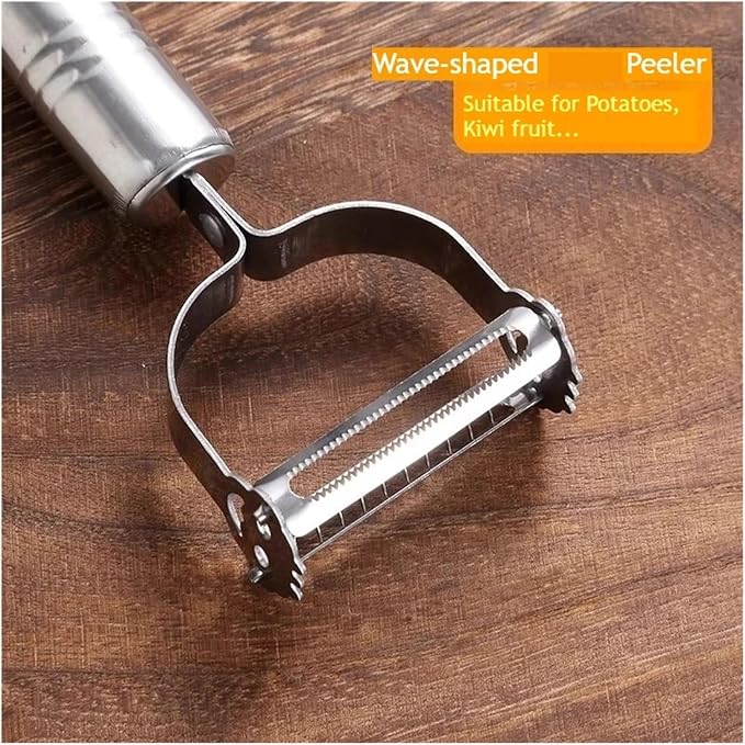 Stainless Steel 3-in-1 Peeler and Grater - Versatile Kitchen Tool(2pcs 3-in-1 Peeler)