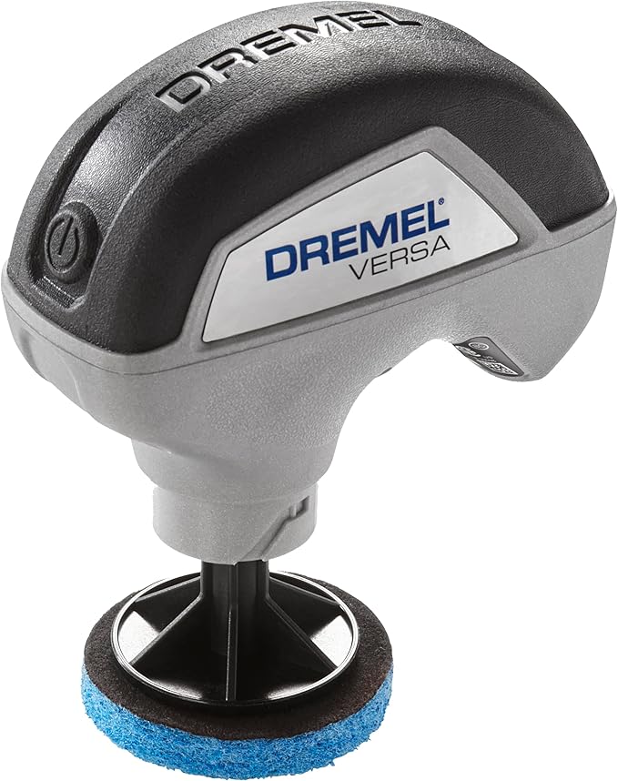 Dremel PC10-05 Versa 4-Volt Cordless Lithium-Ion Max Power Scrubber Automotive Cleaning Tool Kit - Includes 4 Pads, Bristle Brush, Splash Guard, and Charger