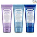 Dr. Bronner's - Organic Shaving Soap (7 oz, 3-Pack, Variety Pack) Lavender, Baby Unscented, & Peppermint - Certified Organic, Sugar & Shikakai Powder, Moisturizes, Use on Face, Underarms, & Legs
