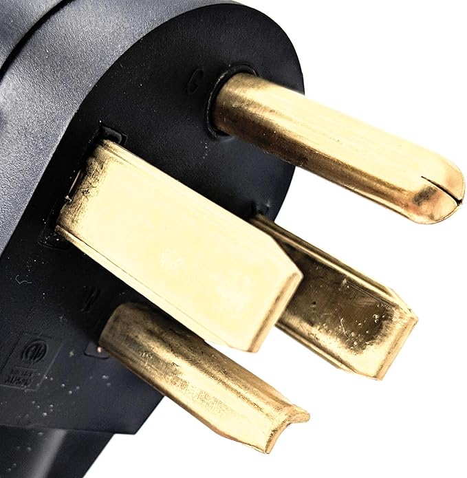 Supplying Demand 5 Foot Clothes Dryer Electrical Power Cord 4 Prong Wire 30 Amp 250 Volt