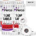 Perco 1 Line BEST BY Labels - 32,000 "BEST BY" Labels for Perco Lite, X, Plus and Pro 1 Line Date Guns - 32 rolls, 4 Sleeves - Made in USA