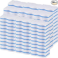 SiliFine 120 Pack Magic Extra Durable Sponge Eraser 3 Layer Density Cleaning Pads in Bulk Thick More Lasting Sponge Eraser for Bathroom Kitchen Floor Bathtub Toilet Cleaner (Blue and White)