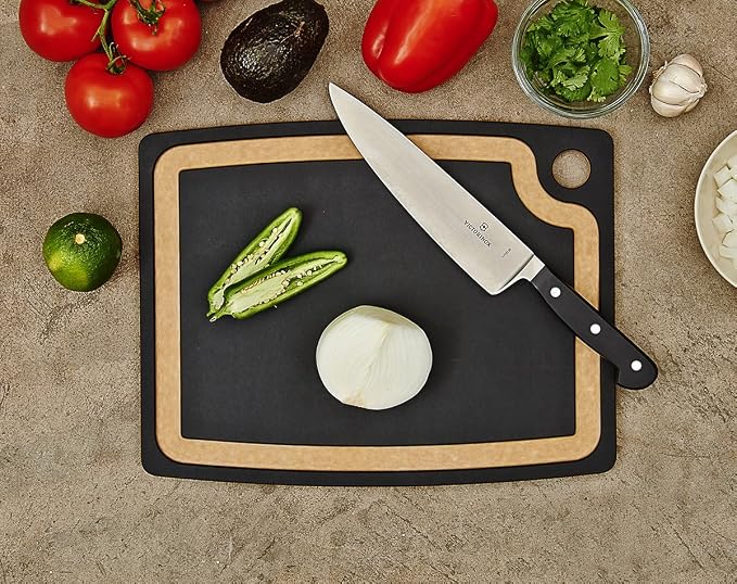 Epicurean Gourmet Series 14.5" × 11.25" Cutting Board in Slate/Natural