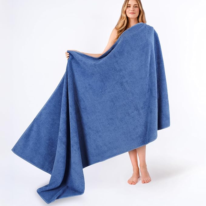 American Soft Linen 100% Cotton Luxury Turkish Towels, 40x80 XL Bath Sheet | Soft Absorbent Quick Dry OEKO Tex Standard 100 Certificated Durable Machine Washable Breathable Premium Hotel Quality