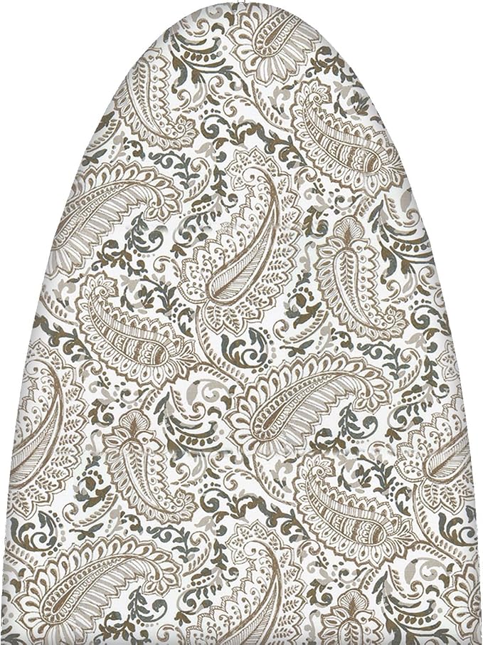 Ironing Board Replacement Cover Fits Rowenta (Model IB4400, Ecru Paisley)