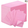 80pcs Disposable Nail Mats Foldable Nail Paper Towels for Table Acrylic Nail Practice Sheet, 3 Ply Waterproof Clean Nail Table Practice Mat for Salon Manicure Tattoo,Nail Art Accessories13 x18 (Pink)