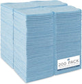 S&T INC. 200 Pack of Microfiber Cleaning Cloth, Bulk Microfiber Towel for Home, Reusable and Lint Free Cloth Towels for Car