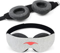 Manta Slim Sleep Mask – Ultra-Light Blackout Eye Mask with Adjustable Eye Cups, Above-the-Ear Elastic Strap, Minimalist Low-Profile Design for Better Rest