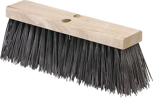 SPARTA Floor Sweep for Industrial Cleaning, 18 Inches, Brown