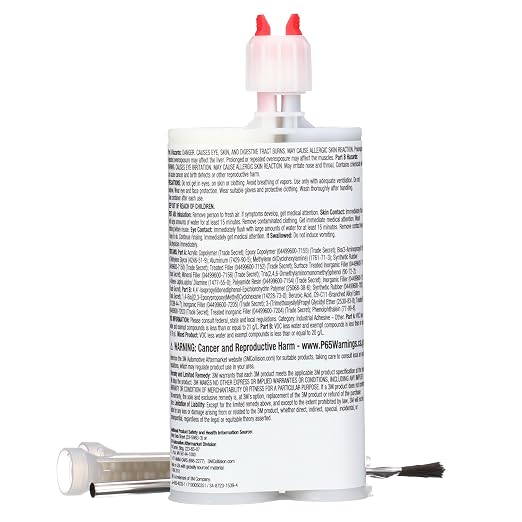 3M Impact Resistant Structural Adhesive, 07333, Two-Part Epoxy, True Automotive OEM Recommended, 200 mL/6.75 fl oz Cartridge, Purple