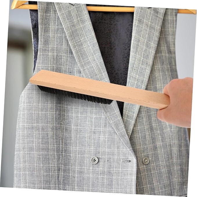 Ipetboom 3pcs Bristle Coat Brush for Clothing Cleaning Lint Tool for Garments Woolen Clothes Coats and Blankets Compact Design for Home and Travel Use