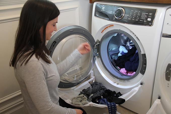 Laundronet- Clothes Catcher Prevents Dropped Clothes When Transferring Loads- Attachable Net for Front-Loaders- Laundry Transfer Protection