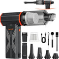 F32MAX Compressed Air Duster-150,000RPM Super Power Electric Air Duster and Vacuum Cleaner & Bag Vacuum Sealer 3-in-1，for PC Keyboard Cleaning, Car Interior Cleaning.