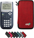 Texas Instruments TI-84 Plus Graphing Calculator with WYNGS Protective Case Red