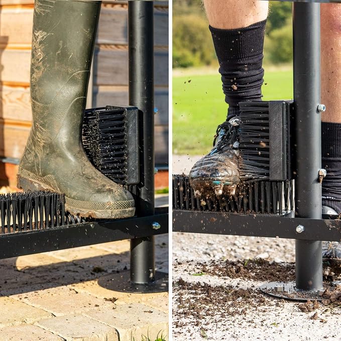 FORZA Boot Scrubber | Heavy-Duty Outdoor Shoe Scraper Brush – Size & Style Options