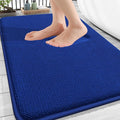OLANLY Thick Memory Foam Bathroom Rug 30x20, Absorbent Bath Mat, Royal Blue | Soft Quick Dry Bath Rugs Mats, Non-Slip, Machine Washable Carpet for Bathroom Floor, Tub and Shower, Home Decor Accessories