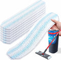 AIR U+ Mop Replacement Pads for O Cedar H2prO Flat Mop System, 8 Pack Mop Pads, Machine Washable Reusable Microfiber Mop Heads Replacements for O-Cedar H2Pro Refills Clean for ALll Floors Types