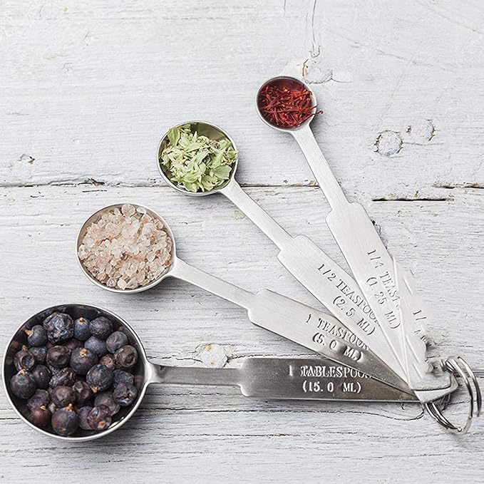 12Piece Stainless Steel Measuring Cups and Measuring Spoon Set with 4 Mixing Bowls