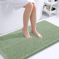 OLANLY Large Bathroom Rugs 40x24, Extra Soft Absorbent Chenille Bath Rugs, Rubber Backing Quick Dry, Machine Washable Bath Mats for Bathroom Floor, Tub and Shower, Home Decor Accessories, Sage Green