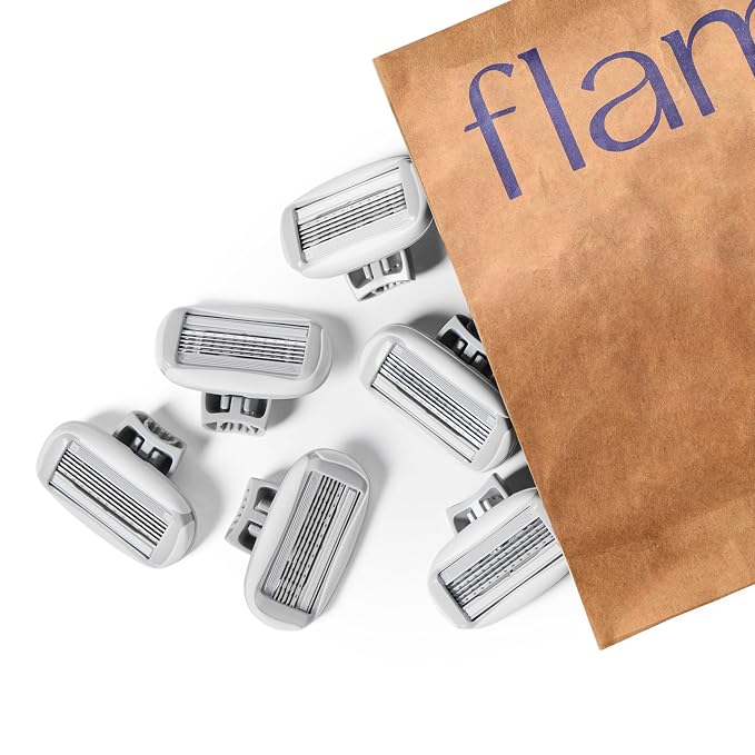 Flamingo Women's Original Razor Blade Refill Cartridges for Women - 10 Count - 5-Blade Shaving Razors for Women