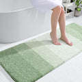 OLANLY Large Bathroom Rugs Mat 45x27, Extra Soft Absorbent Microfiber Bath Rugs, Rubber Backing, Quick Dry, Washable Bath Mats for Bathroom Floor, Tub and Shower, Home Decor Accessories, Sage Green