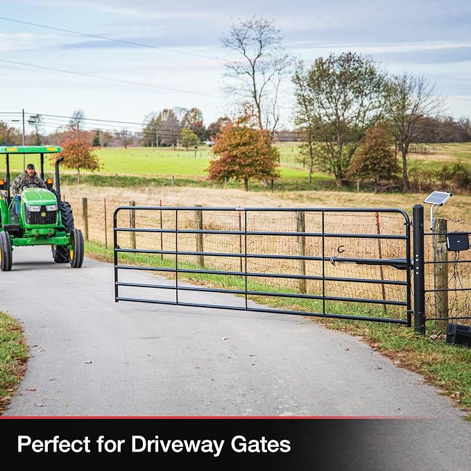 Mighty Mule MM371W-SOL Automatic Gate Opener Black mEDIUM