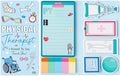 Xqumoi Physical Therapist Sticky Notes Set - 550 Sheets Best Doctors Ever Self-Stick Note Pads, Medical Themed Divider Tabs Bundle Memo Pad, Thank You Gifts for PTs Doctors Nurses