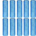 10 Pack Microfiber Cleaning Pads, Reusable Microfiber Mop Pads for 18 Inch Mop, Hardwood & Hard Surface Floors Replacement Cleaning Mop Pads, Machine Washes