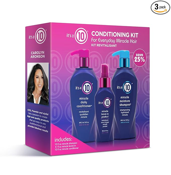 It's a 10 Miracle Conditioning Trio Kit