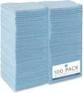 S&T INC. 100 Pack of Microfiber Cleaning Cloth, Bulk Microfiber Towel for Home, Reusable and Lint Free Cloth Towels for Car