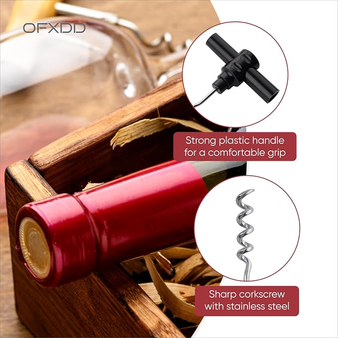 Camping Portable Corkscrew - Pack of 36 - Wine Bottle Opener - Travel Wine Corkscrew