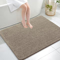 OLANLY Large Bathroom Rugs 40x32, Extra Soft Absorbent Chenille Bath Rugs, Rubber Backing Quick Dry, Machine Washable Bath Mats for Bathroom Floor, Tub and Shower, Home Decor Accessories, Warm Taupe
