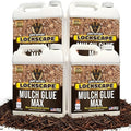 Petra Max Lockscape Mulch Glue for Landscaping -4 Gals - Strongest 3X Concentrated - Pet Safe Lockdown Sticky Mulch and Rock Glue for Pea Gravel 100% Permeable Binder Spray for Pine Straw, Wood Chips