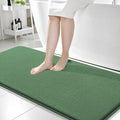 OLANLY Memory Foam Bathroom Runner Rugs 59x24, Long Bath Mats, Olive Green | Soft Quick Dry Bath Mats, Non-Slip, Absorbent Machine Washable Mat for Bathroom Floor, Tub and Shower, Home Decor Accessories