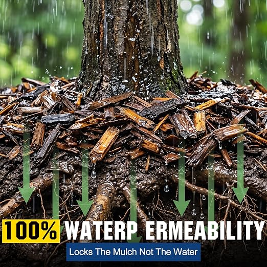 Teexpert Mulch Glue with Electric Sprayer: 1 Gallon Ready-to-Use Mulch Binder for Landscaping,Wood Chips, Bark, Rubber, Pine Straw, Fast-Drying Keeps Ground Cover in Place for Garden Beds Slopes