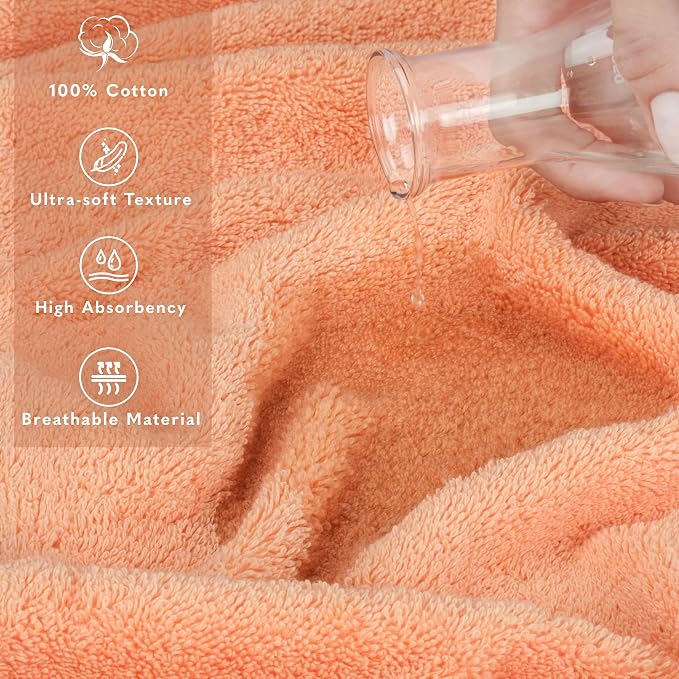 American Soft Linen 100% Cotton Luxury Turkish Towels, 2PC 35x70 Bath Sheet | Soft Absorbent Quick Dry OEKO Tex Standard 100 Certificated Durable Machine Washable Premium Hotel Quality
