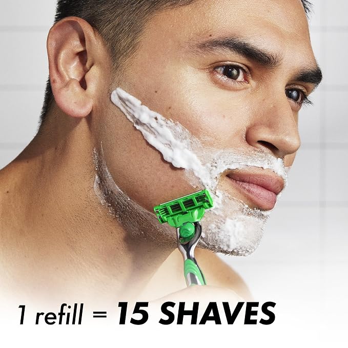 Gillette Mach3 Sensitive Mens Shaving Razor Blade Refills, 20 Count